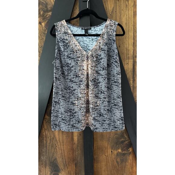 INC International Concepts Plus Size 1X Sleeveless Burnout Top - Picture 1 of 7